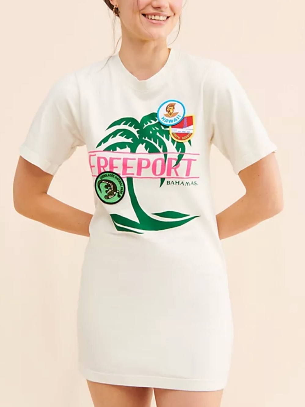 Sunday Riley Cream Short Sleeve Tee